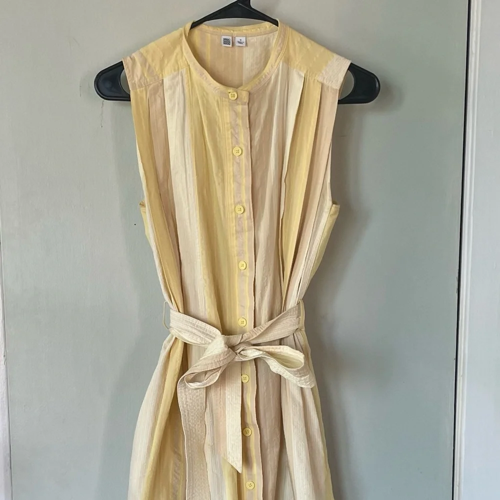 Yellow vintage inspired Uniqlo dress - Picture 1 of 4